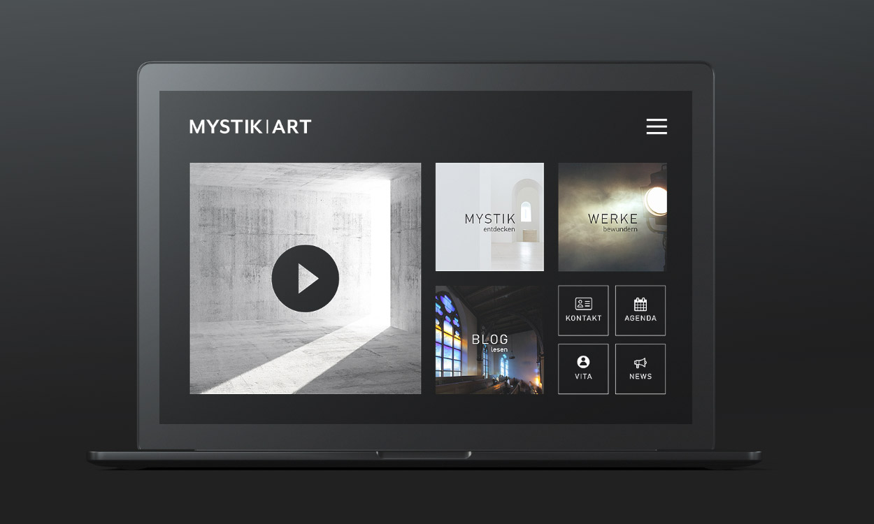 MYSTIK | ART - Webdesign by KREDES